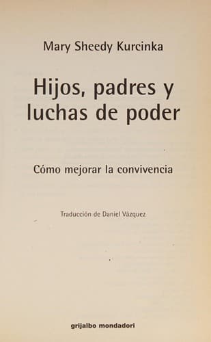 Portada de Hijos, padres y luchas de poder