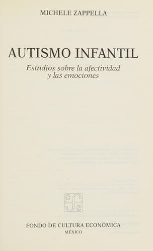 Portada de Autismo infantil