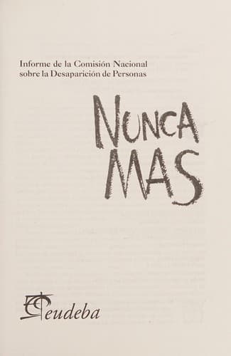 Portada de Nunca más