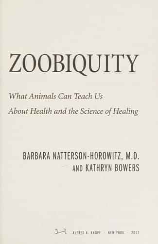 Portada de Zoobiquity