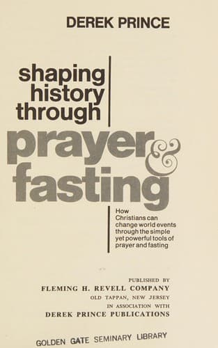 Portada de Shaping history through prayer & fasting