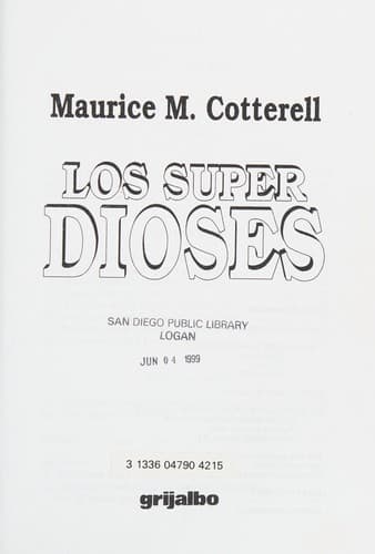 Portada de Los Superdioses