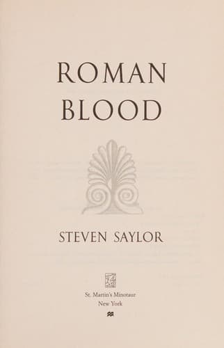 Portada de Roman blood