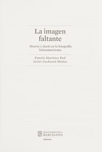 Portada de La imagen faltante