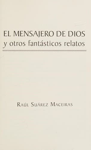 Portada de El mensajero de dios y otros fantásticos relatos