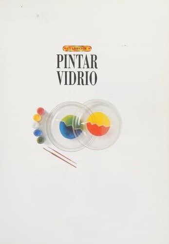 Portada de Libro de Pintar El Vidrio