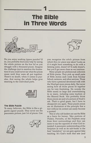 Portada de Bible panorama