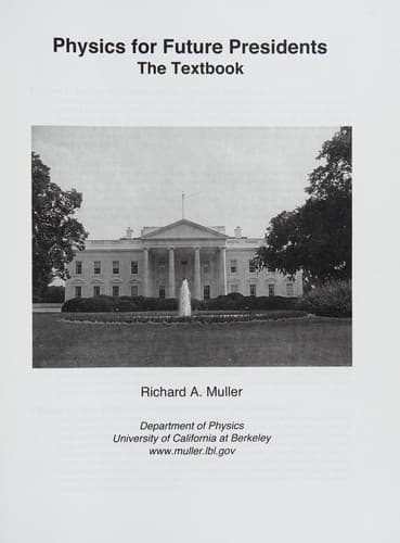 Portada de Physics for future presidents