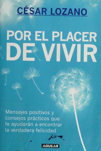 Portada de Por el placer de vivir