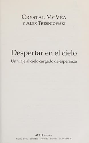 Portada de Despertar en el Cielo