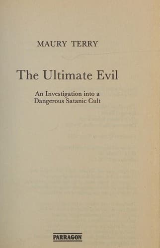 Portada de The ultimate evil.