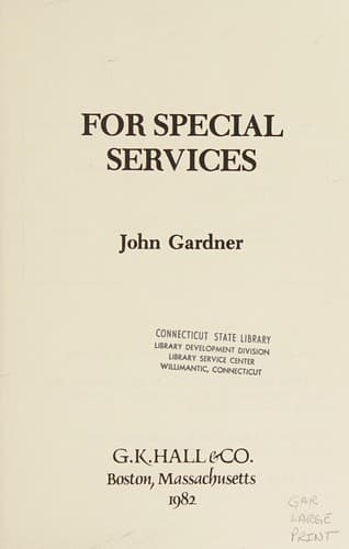 Portada de For special services