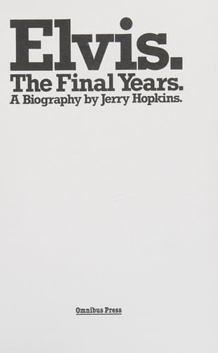 Portada de Elvis