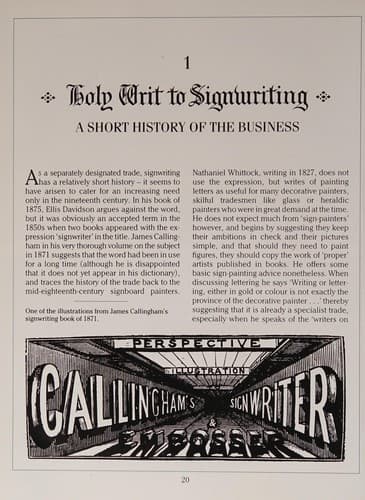 Portada de Signwritten art