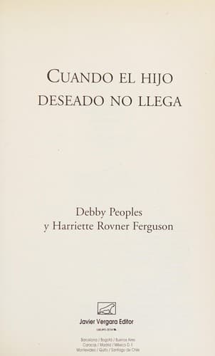 Portada de Cuando El Hijo Deseado No Llega