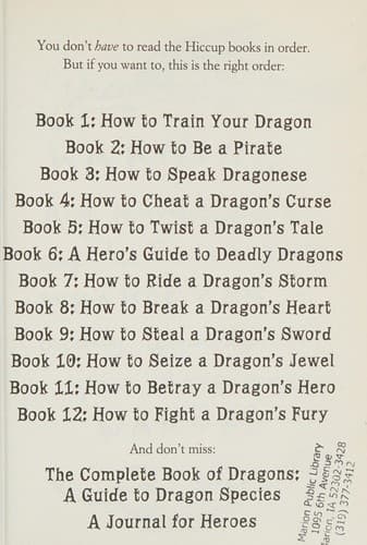 Portada de How to fight a dragon's fury