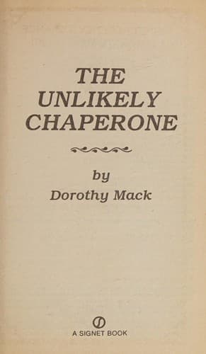 Portada de The Unlikely Chaperone
