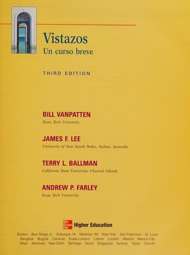 Portada de Vistazos
