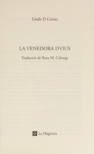 Portada de venedora d'ous (N. E)