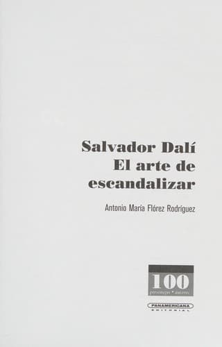 Portada de Salvador Dali El Arte De Escandalizar