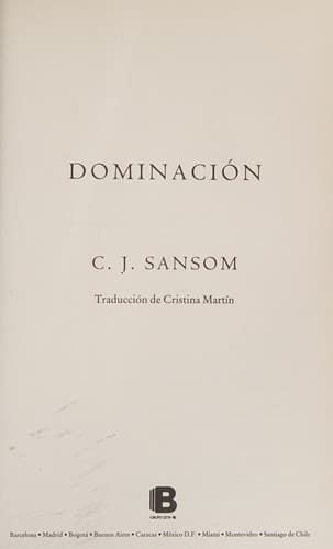 Portada de Dominación