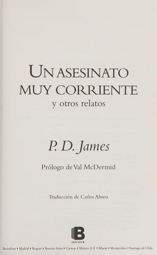 Portada de asesinato corriente y otros relatos