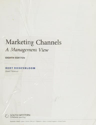 Portada de Marketing Channels