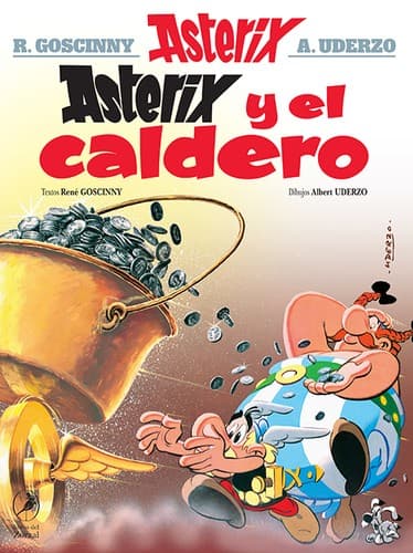 Portada de Asterix - Asterix y el Caldero