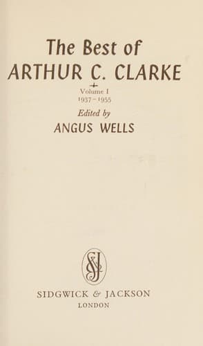 Portada de The Best of Arthur C. Clarke