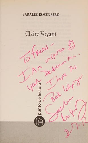 Portada de Claire Voyant