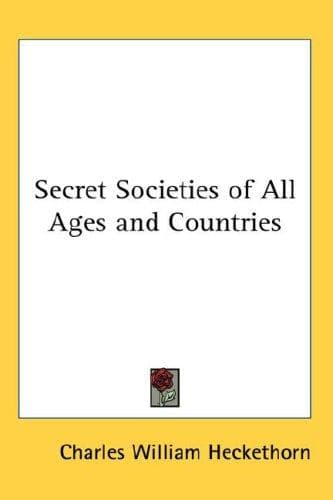 Portada de Secret Societies of All Ages and Countries