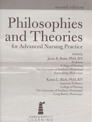 Portada de Philosophies and Theories for Advanced Nursing Practice