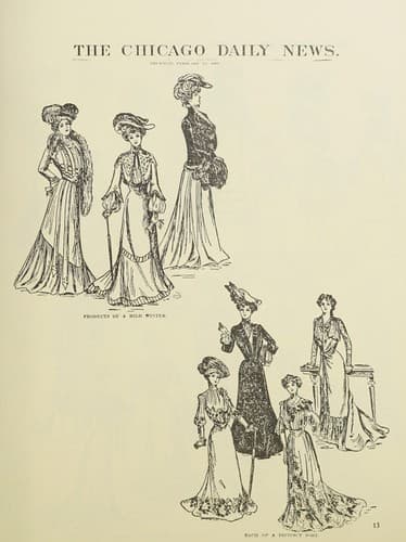 Portada de A Collection of fashion drawings, 1901