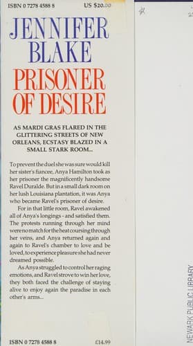 Portada de Prisoner of Desire