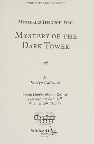 Portada de Mystery of the Dark Tower