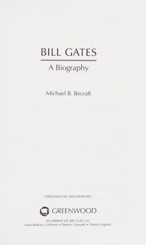 Portada de Bill Gates