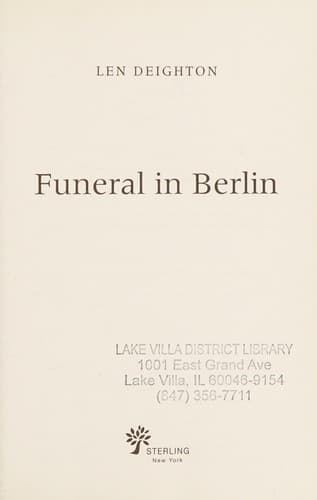 Portada de Funeral in Berlin