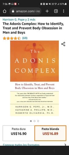 Portada de The Adonis Complex