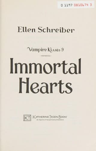 Portada de Immortal hearts