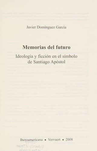 Portada de Memorias del futuro