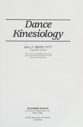 Portada de Dance kinesiology
