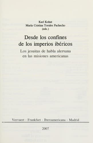 Portada de Desde los confines de los imperios ibéricos