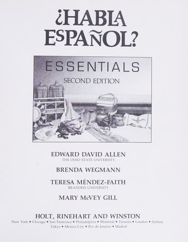 Portada de Habla español?