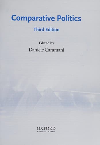 Portada de Comparative Politics