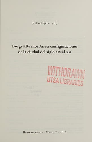 Portada de Borges-Buenos Aires