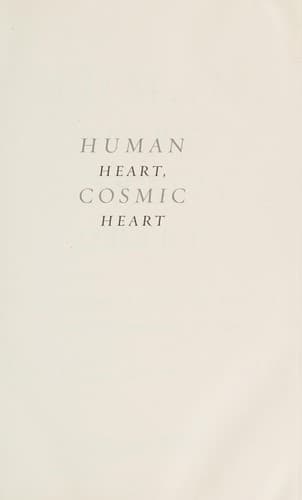 Portada de Human heart, cosmic heart