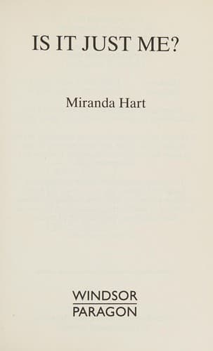 Portada de Is it just me?