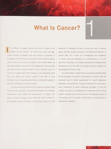 Portada de Principles of cancer biology