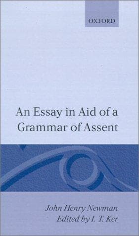 Portada de An essay in aid of a grammar of assent