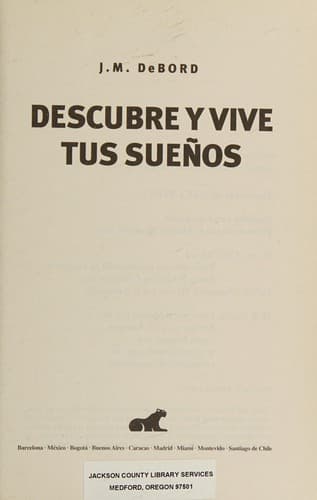 Portada de Descubre y vive tus suenos